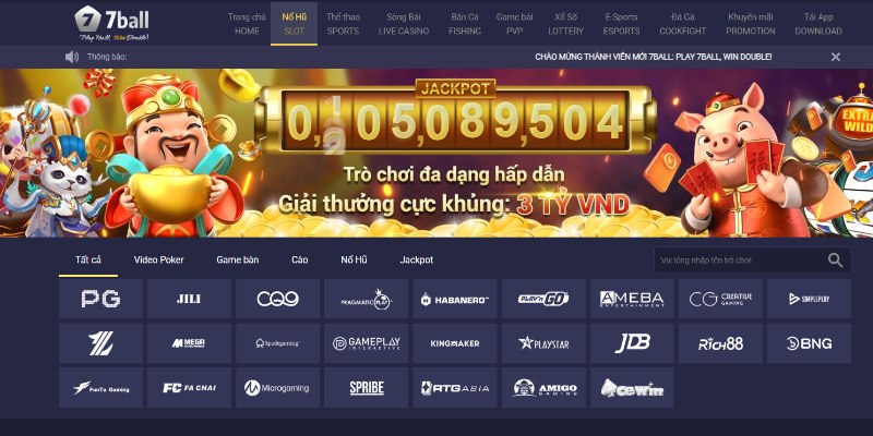 Một số thông tin trò chơi nổ hũ 7Ball