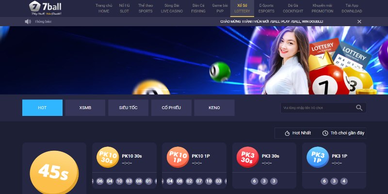 Thông tin về chuyên mục xổ số 7Ball